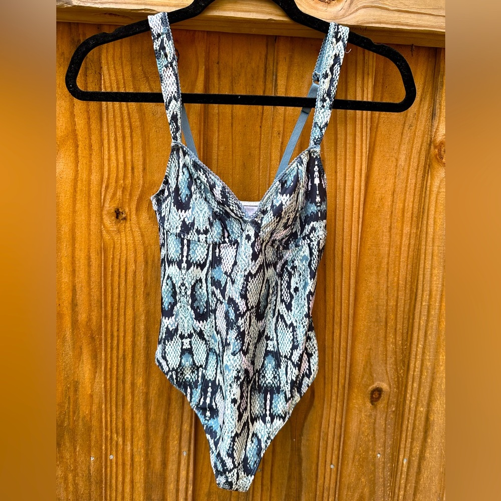 Urban Outfitters Snake Print bodysuit